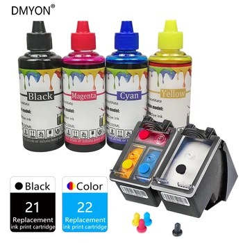 DMYON 21 22 XL касети за мастило за принтер, съвместима за Hp DeskJet F4135 F4140 F4150 F4172 F4180 F4185 4315 4315v 4315xi 5600