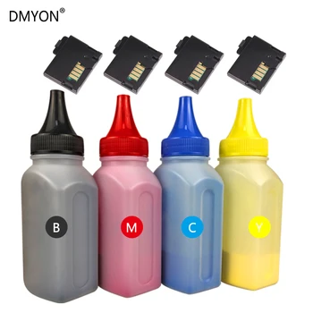 DMYON 4 Color Bottled Toner Powder Cartridge Чип, съвместими с Xerox Phaser 6020 6022 Workcentre 6025 6027 зареждане на принтера