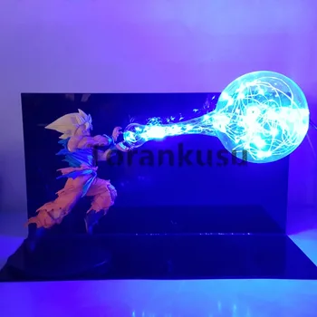 Dragon Ball Z Goku фигурка на Камехамеа лампа модел играчки аниме Dragon Ball Super Son Goku PVC фигурки Esferas Del Dragon