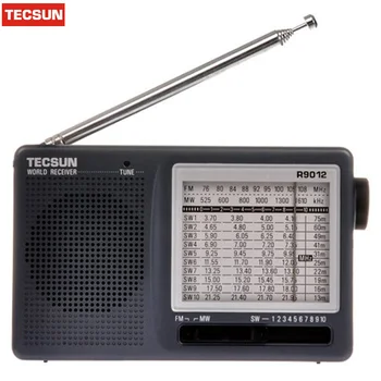 Drop Ship TECSUN R-9012 12 Бандов FM/AM/SW Радио многолентови радио преносим най-добрият Y4122H Tecsun R9012 Radio Radio Desheng
