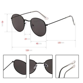 DYTYMJ малък frame слънчеви очила за жени на класическия рафтинг кръгли слънчеви очила за жени ретро слънчеви очила за мъже реколта Oculos-де-сол