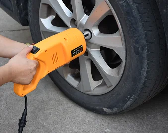 E-HEELP 12V 6in1 Electric Car Jack вградена светкавица LED Light with Impact Wrench & Air pump &Wireless Remote Control &Jump Starter