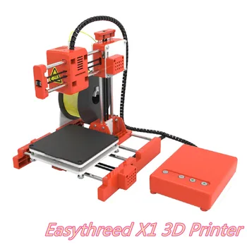 Easythreed X1 3D принтер, мини входно ниво на 3D печат играчки за деца и децата на личното образование подарък лесен за използване само с един бутон печат