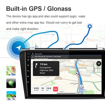 EBILAEN автомобилен мултимедиен плеър за Mazda 3 BK Mazda3 2004-2009 Android 10.0 навигация Авторадио магнетофон GPS стерео видео