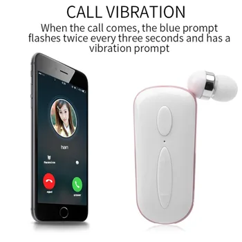 ECos Стерео Wireless Bluetooth Headset разговори приличат на вибрациите Носят Клип Driver Auriculares слушалки за телефон