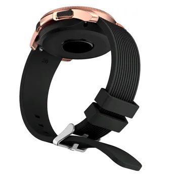 EiEuuk Мек силиконов каишка за часовник Samsung Galaxy Watch (42 мм)/Garmin Vivoactive3 Music/Vivomove HR