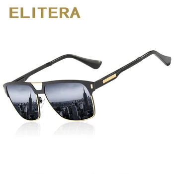 ELITERA марката дизайн поляризирани очила на Мъже, Жени шофьор нюанси мъжки винтидж слънчеви очила мъжете Spuare огледало лято UV400
