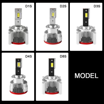 EURS D1S D2S D3S LED Canbus headllamp D4S D8S D5S Car light 70 W 17200LM лампи 12 В 24 в 6000 До led лампи автомобили D1R D2R D3R D4R