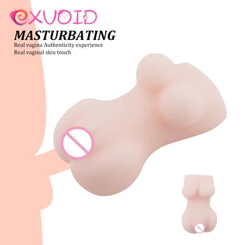 EXVOID мъжки мастурбатор Секси Путка Мастурбаторная чаша 4D реалистична Дълбоко гърло орален секс играчки за мъже изкуствена вагина устата анален