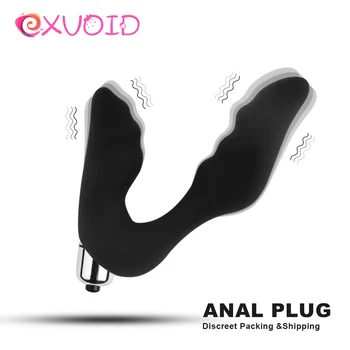 EXVOID пръст вибратор силикон, анални топчета вибратор G-spot масажор анален вибратор от секс играчки за жени еротични анален накрайник
