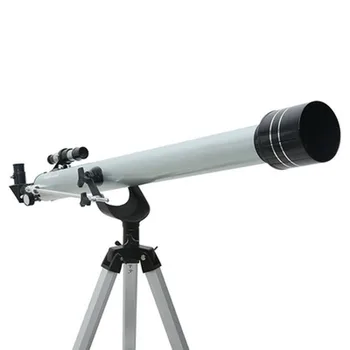 F60700 525x високо увеличение на астрономически рефракционный телескоп 3 бр. окуляры и статив космическото наблюдение зацапване обхват подарък