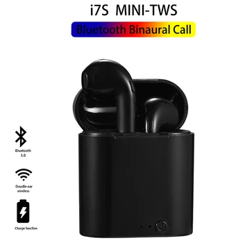 FLUXMOB i7-mini Tws безжични слушалки спортни слушалки Bluetooth 5.0 слушалки HD ПОКАНА слушалка със зарядно калъф за смартфон