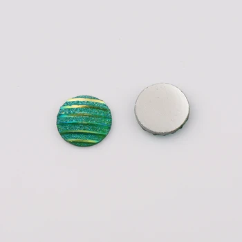 Fnixtar 100 бр./лот 12 мм бонбони цвят, блясък на кристали кръгъл диск за DIY изработване на обеци, висулки колие бижута Търсене