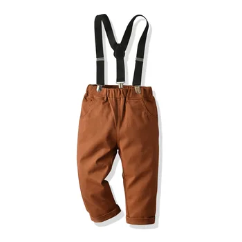 FOCUSNORM 1-7Y джентълмен младенческие деца момчета дрехи, комплекти 2 елемента каре печат с дълъг ръкав однобортные ризи панталони панталони