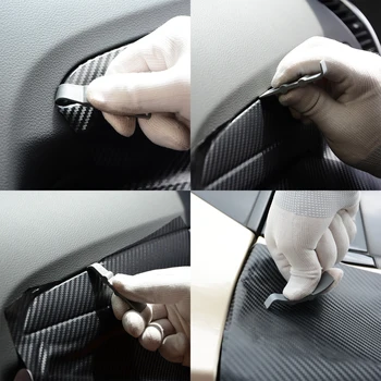 FOSHIO Car Wrap винил фолио, стикери, етикети Магнит нож Ракел филц за остъргване на опаковката набор от инструменти Автостайлинг набор от автомобилни аксесоари