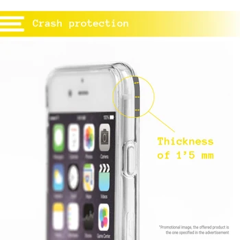 FunnyTech®силиконов калъф за Iphone 11 л мини сърцето прозрачен дъжд