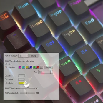 G23 клавиатура OSU! С една ръка счетоводител ръчна софтуерна настройка на клавиатурата RGB подсветката 23 клавишите на цифровата клавиатура за макро функционална клавиатура