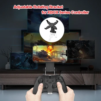 Gamepad Клип Holder регулируем въртящ поставка за мобилен телефон XBOX Series S/X Controller Mount Hand Grip Gamepad Клип New