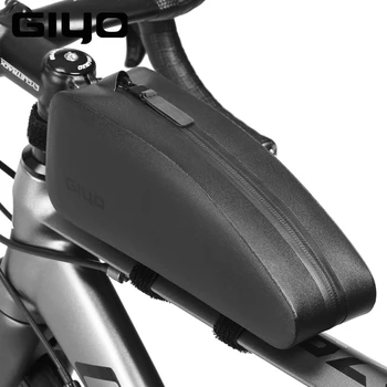 GIYO водоустойчив мотор чанта на предната рамка на велосипед тръба чанта планински път под наем триъгълник чанти и кошници Колоездене чанта за велосипед
