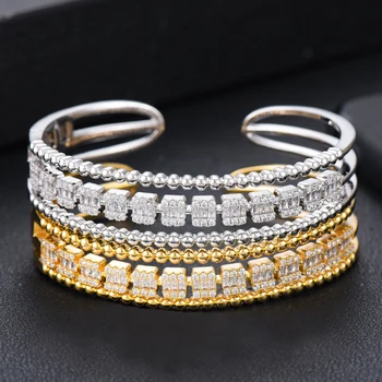 GODKI високо качество луксозен Африка гривна пръстен комплекти Дубай сватбени бижута, бижута комплекти за жени сватба brincos para as mulheres 2020