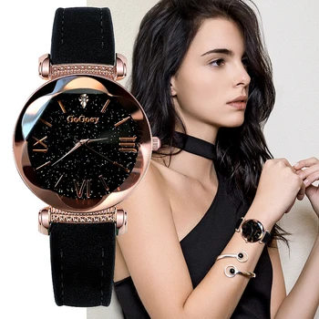 Gogoey дамски часовници 2020 луксозни дамски часовници на звездното небе часовници за жени мода Баян брой Саати Диамант Reloj Mujer 2020
