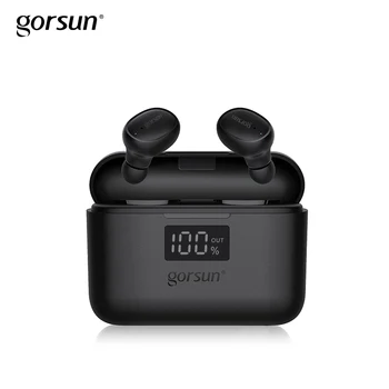 Gorsun V8s безжични слушалки [обновява]TWS Bluetooth 5.0 намаляване на шума спортни слушалки In-Ear Touch безжични стерео слушалки