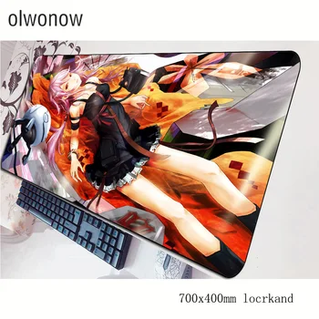Guilty Crown mouse pad locked edge Computer mat 70x40cm gaming мишка голям дебел padmouse keyboard games pc gamer desk