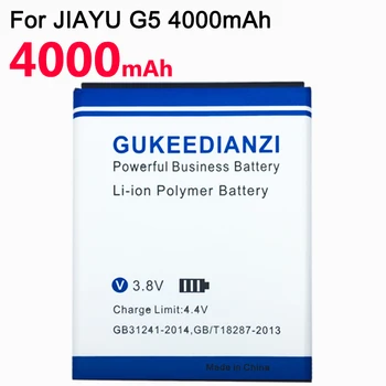 GUKEEDIANZI батерия за мобилен телефон JY-G5 за JIAYU JY G4 G4C G4T G4S G5 G5S 4000mAh висококачествени резервни батерии