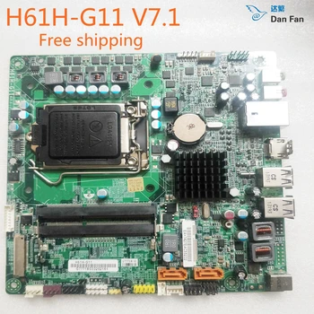 H61H-G11 V7.1 H61 DDR3 LGA1155 десктоп дънна платка дънна Платка тествана работи изцяло