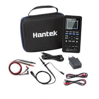 Hantek 3in1 цифров осцилоскоп+генератор на сигнали+мултицет Преносим USB 2 канала 40 Mhz 70 Mhz LCD дисплей тест метър инструменти