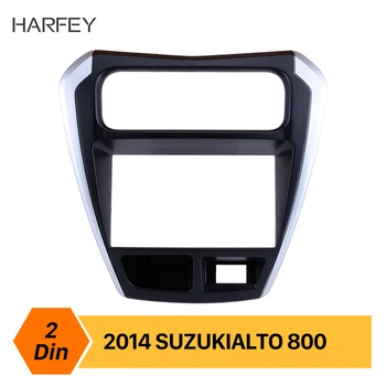 Harfey UV Black Double Din Installation kit for SUZUKI ALTO 800 Car Radio Fascia Audio Player Panel Frame Auto Стерео уредба,