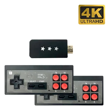 HD Video Game Console Wireless Game Stick Connect TV HDMI Out 4k Double Gamepads Player Retro Games Bulit In 621 Games for