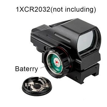 HD103 1X22X33 Red Dot Sight Reflex 4 мерник тактически мерник червен зелен лазер 4 мерник 11/20 мм рельсовое закрепване на прицели на ловен