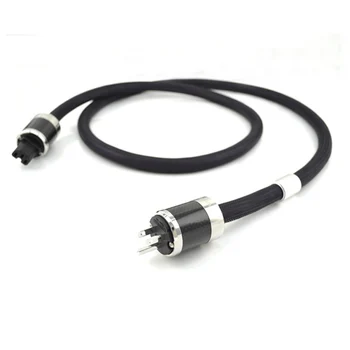 HIFI High End Furutech Powerflux ps-950-18 Audio Cord Rhodium carbon fiber fever AC power cable US plug EU Version