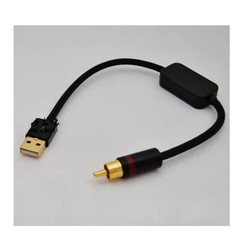 HiFi Type-C A USB Micro USB to RCA коаксиален аудио кабел за мобилен телефон Android компютър