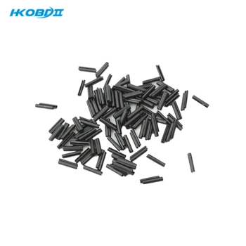 HKOBDII 50 / 100 бр. Всяка серия дистанционно ключ празен пин фиксиран 1.7 1.7 mm PINS, определена за флип-сгъваем дистанционно ключ l на острието: 8 мм