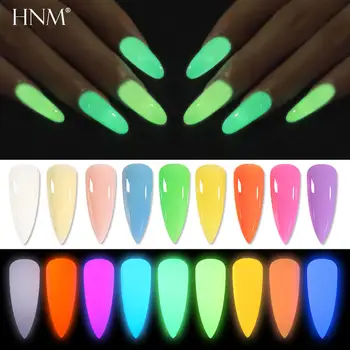 HNM 30 ° Полуфинал Permanent Soak Off Luminous Нокти Extension Гел за Gelpolish лакове за нокти Грунд UV LED гел лак за нокти