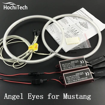 HochiTech отлично CCFL Angel Eyes Kit ултра ярко осветление, фарове за ford Mustang 2005 2006 2007 2008 2009