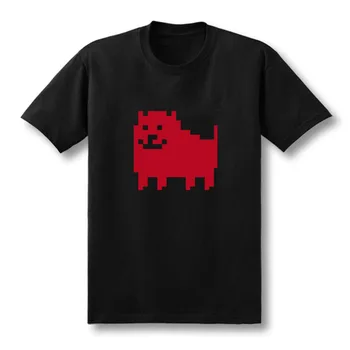 HOT Men Fashion Game T Тениски Undertale Annoying Dog Printed Аниме Cotton T-shirt Casual Tees Customized Streetwear