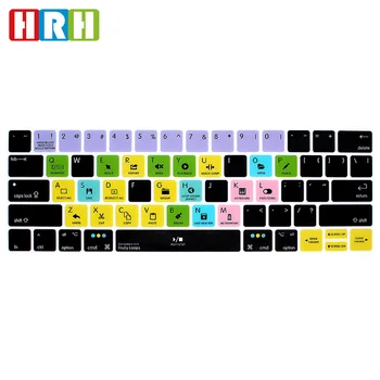 HRH FL Studio Плодов Линии Function Силиконова капачка на клавиатурата кожата на клавиатурата за Macbook Pro 13