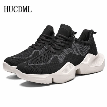 HUCDML New Thick-soled Буци Casual Men Shoes удобни маратонки на платформа мъжки маратонки пролет/есен подкрепа дропшиппинг