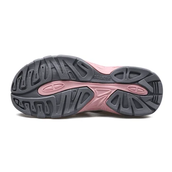 HUMTTO сандали мъжки плажни обувки жените лятото е открит мек дишащ летящ тъкане TPU римски стил