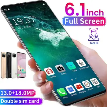 I11 Pro 6,1-инчов цял екран смартфон 1 + 8G Dual Sim-карта за телефон Android 18MP Camera 3G Smart Phone Мобилен телефон на склад