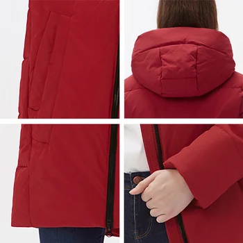Icebear 2020 зимата късо дамско палто висок клас дамски дрехи, модни топло къс яке GWD1I