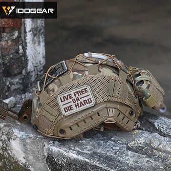 IDOGEAR Tactical Helmet Cover for FAST Helmet Camo Multicam Еърсофт Headwear Tactical Accessories 3802