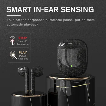 IKF Find Pro Wireless Earphones Gaming TWS 500mAh Bluetooth слушалки с микрофон AAC Stereo Sound Touch Control Semi-In-Ear