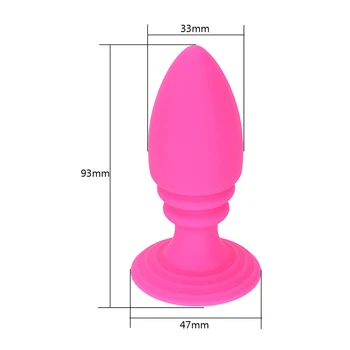 IKOKY Anal Plug-Butt Plug анален вибратор G Spot стимулатор на еротични играчки, Секс Играчки за мъже, жени, гей масажор на простатата силикон
