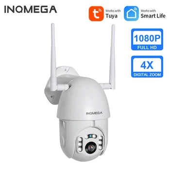 INQMEGA 1080P SASHA IP камера WiFi безжичен PTZ скорост куполна камера външна камера за видеонаблюдение поддръжка на Google Home Алекса