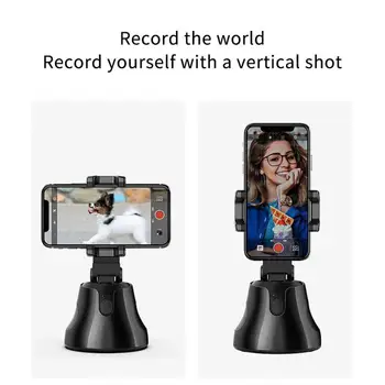 INQMEGA на Притежателя, номер на мобилен телефон 360° Face Photo Follow Up Phone Auto Face & Object Tracking за Vlog Live Video Record Smart G