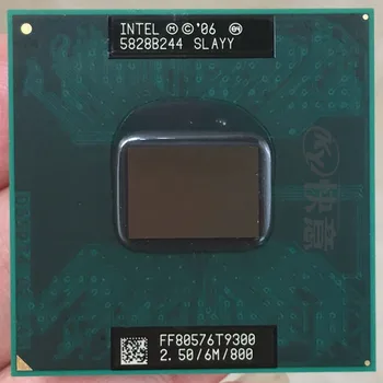 Intel Core 2 Duo T9300 CPU лаптоп процесор PGA 478 cpu работи правилно
